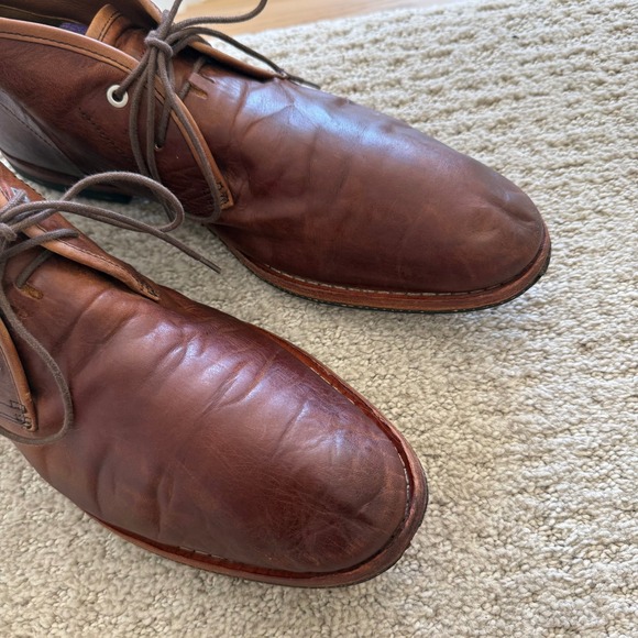Timberland WODEHOUSE Brown Leather Chukka Boots Men‎ 13 Casual Lace Up main image 9